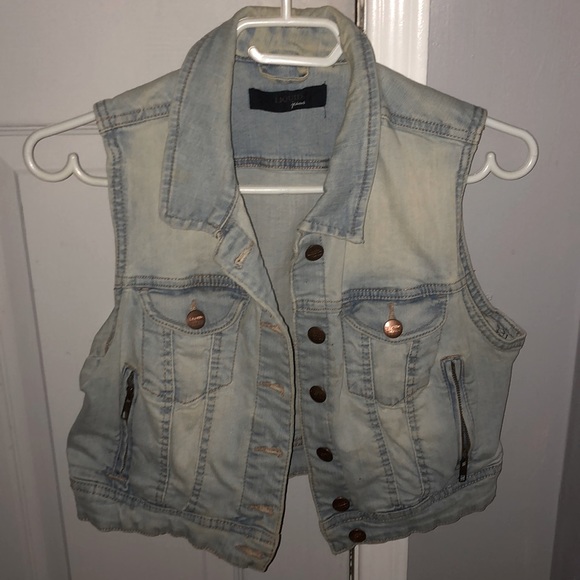 Sleeveless Jean Jacket - Picture 1 of 1